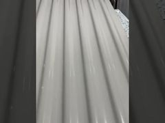 Production of 1490 type glass fiber corrugated plate